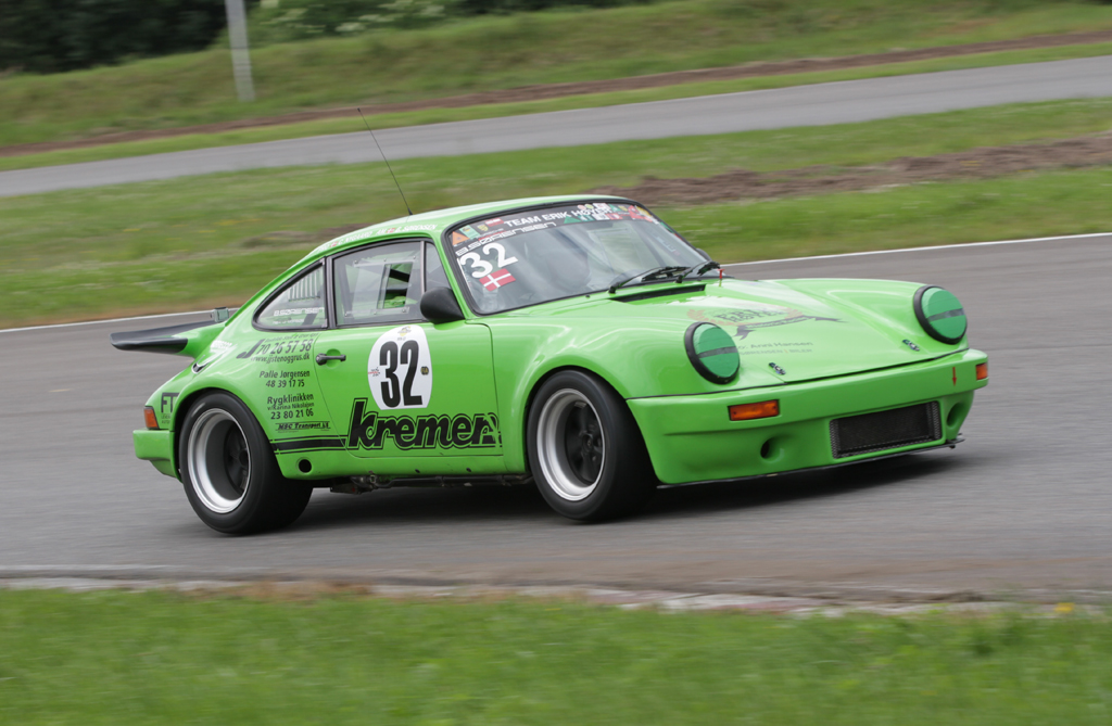 Bent Sørensen på vej mod sejr
(Foto: Motorsporten.dk)